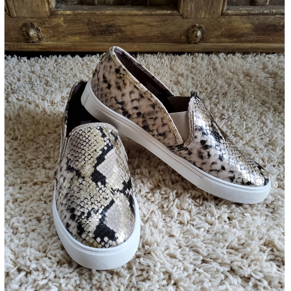 Steve Madden Symba Snakeskin Sneaker 8.5